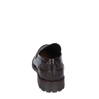 scarpe uomo BRUNO VERRI mocassini marrone pelle BC295 In Saldo