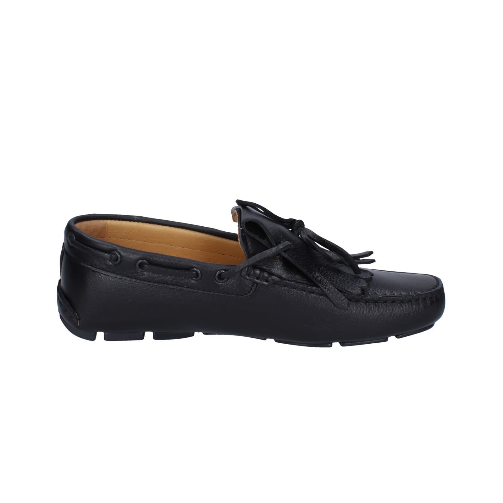 scarpe uomo CAMPANILE mocassini nero pelle BC956 Moda