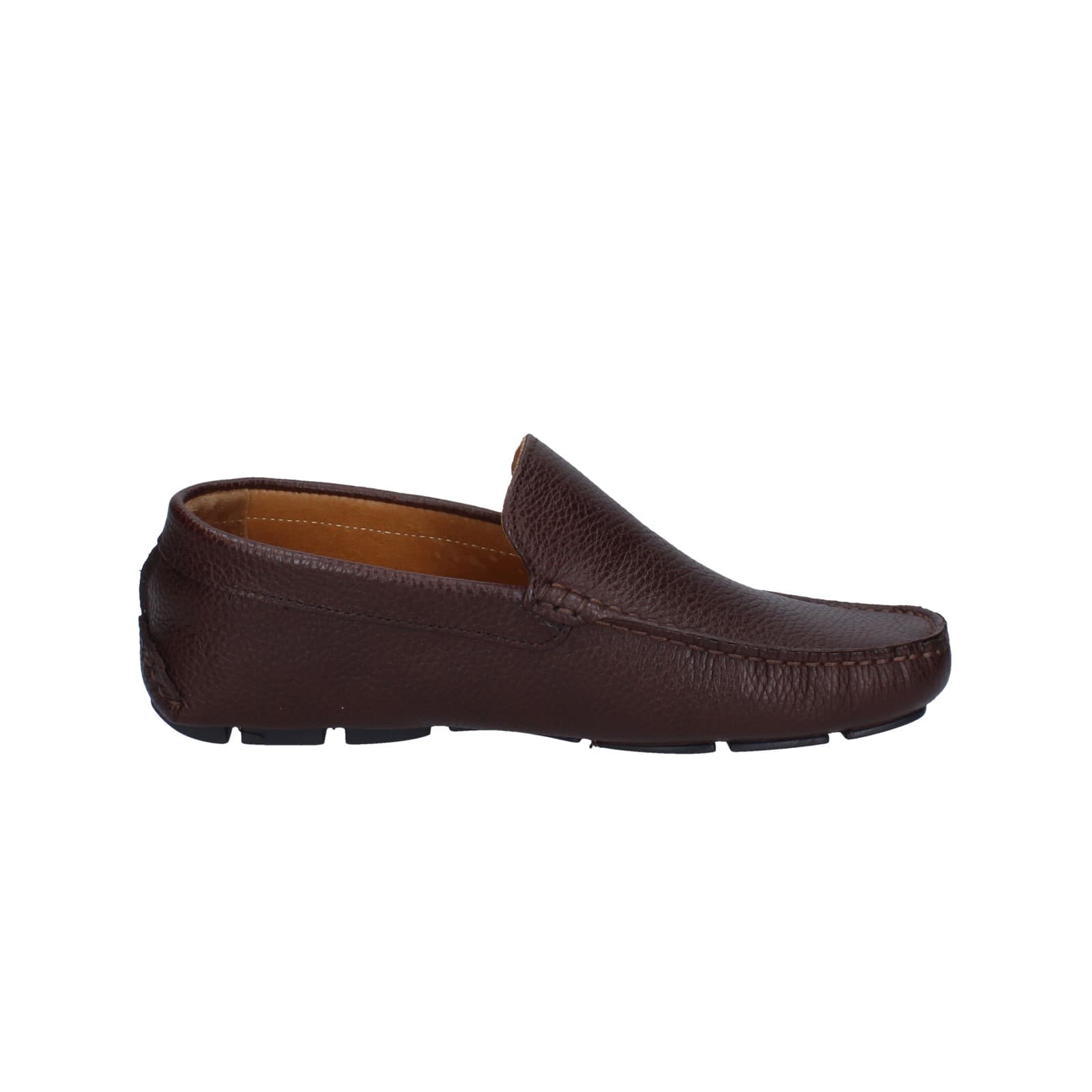 scarpe uomo CAMPANILE mocassini marrone pelle BC957 Spedizione gratuita