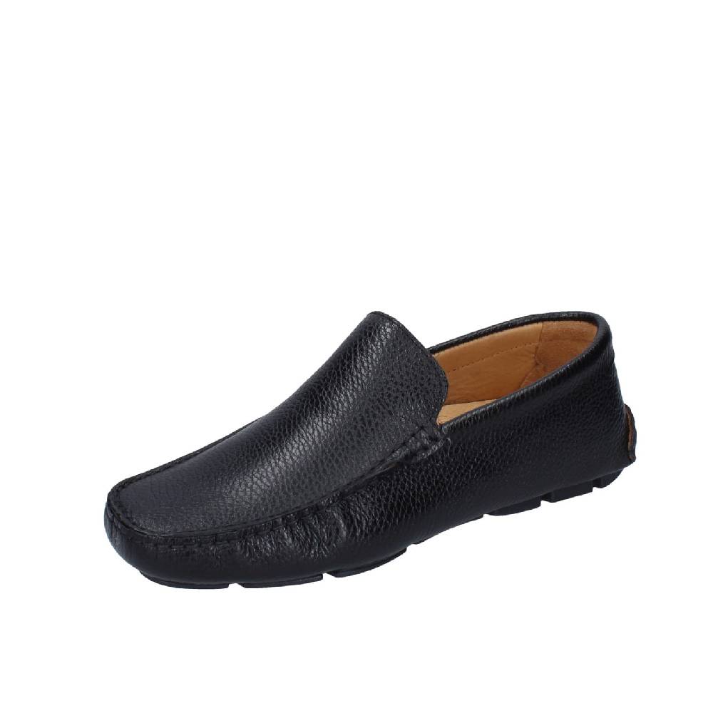 scarpe uomo CAMPANILE mocassini nero pelle BC958