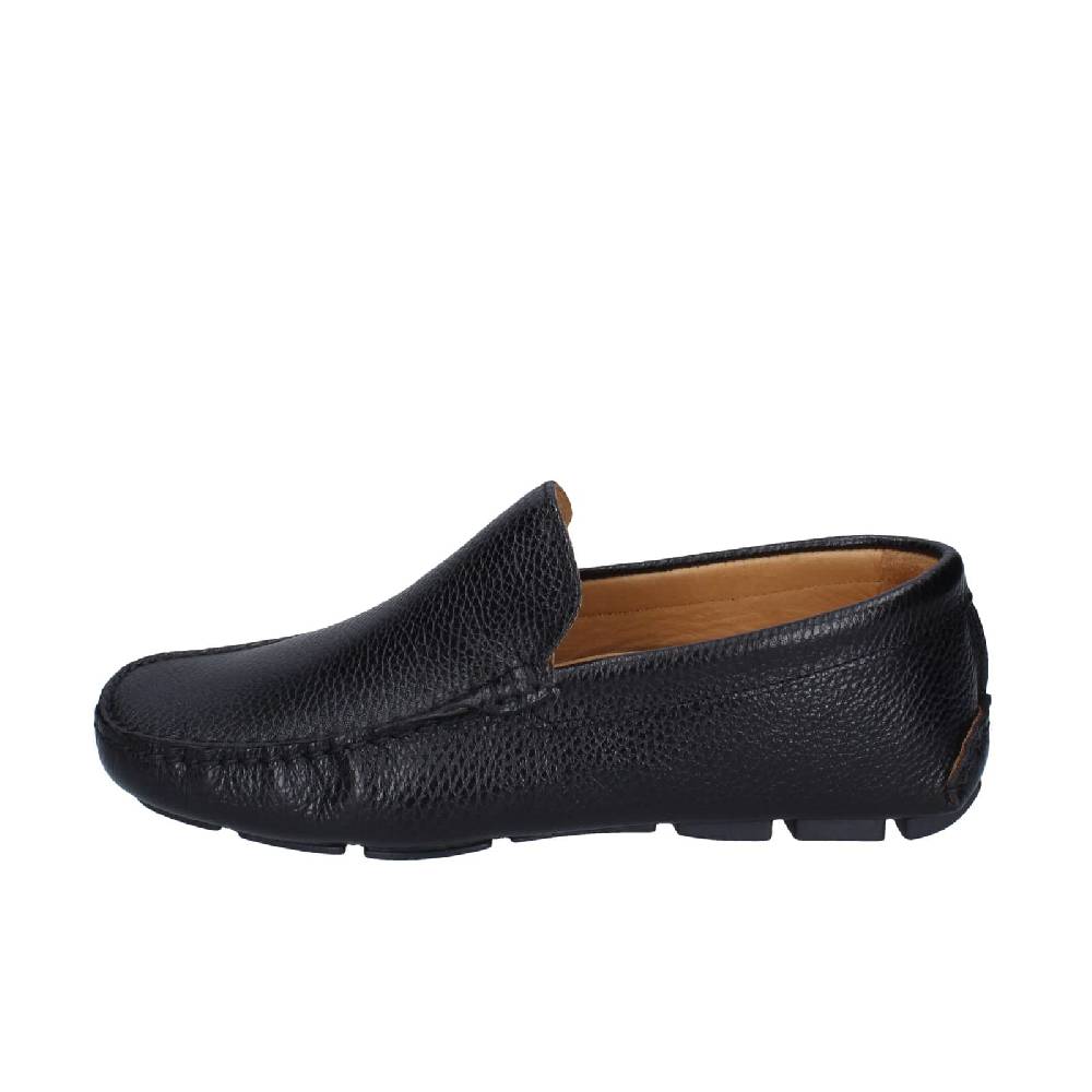 scarpe uomo CAMPANILE mocassini nero pelle BC958 Sconto di tempo limitato