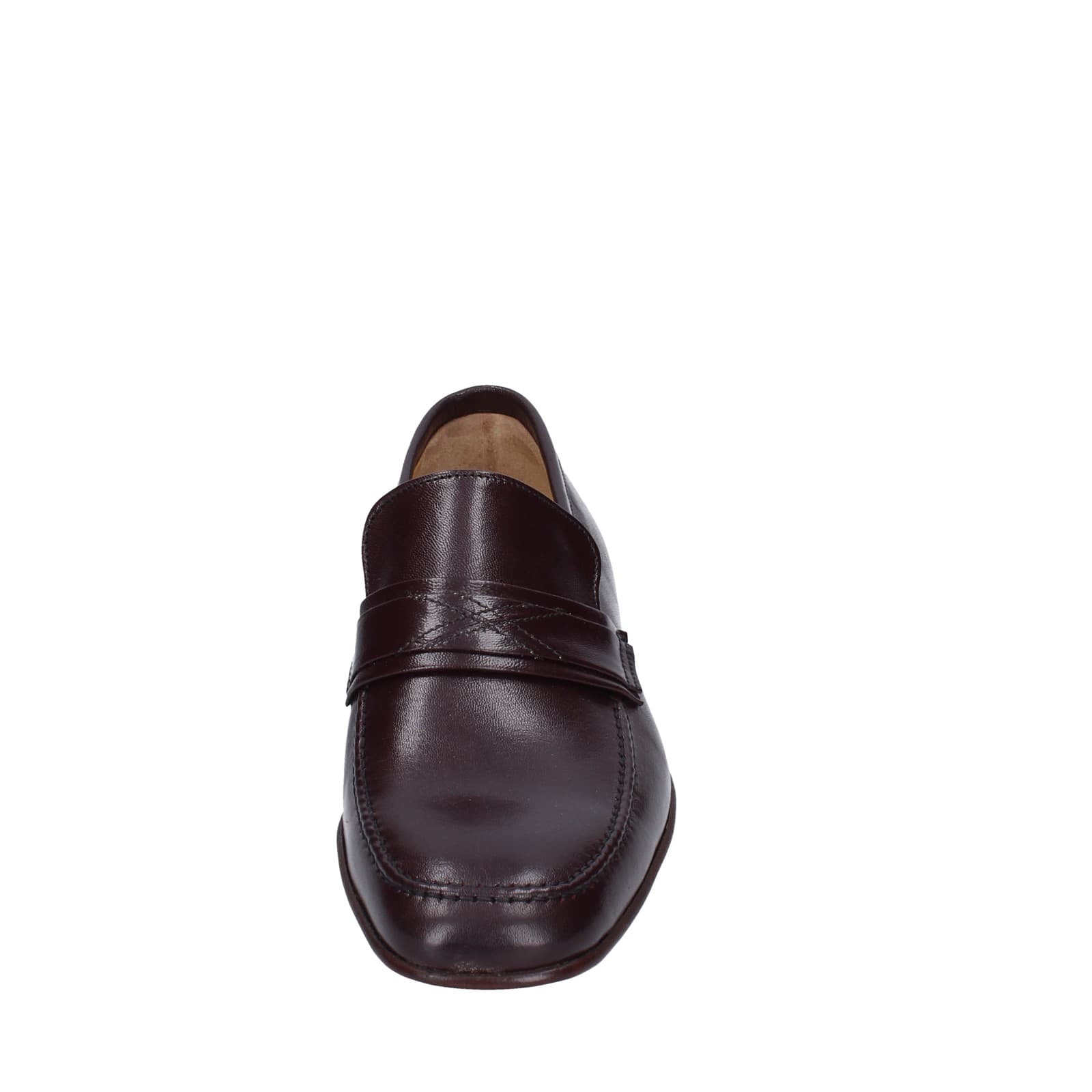 scarpe uomo HENRY LOGAN mocassini marrone pelle EY166 Negozio online di fabbrica