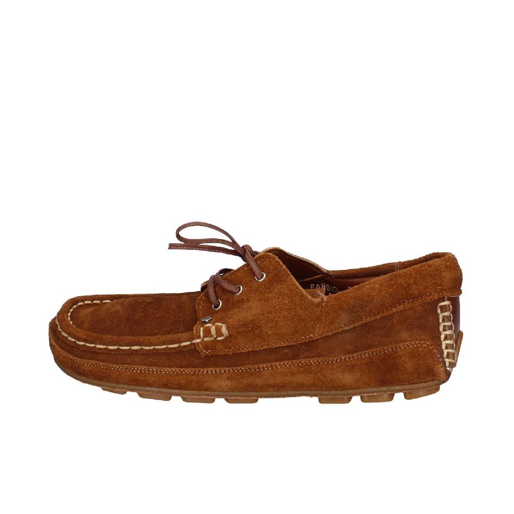 scarpe uomo HP HOUSE POWER mocassini marrone camoscio EY224 Prezzo di fabbrica