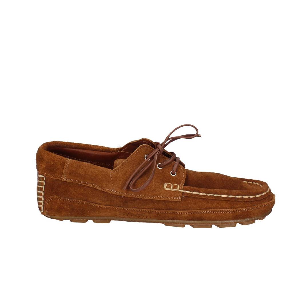 scarpe uomo HP HOUSE POWER mocassini marrone camoscio EY224 Prezzo di fabbrica
