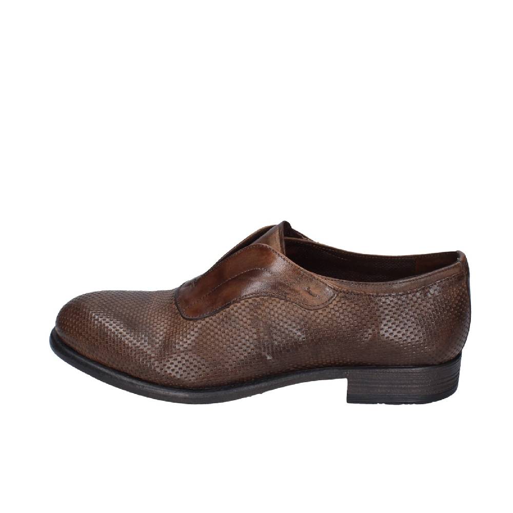 scarpe uomo EVEET mocassini marrone pelle 20150 EZ160 Offerta speciale