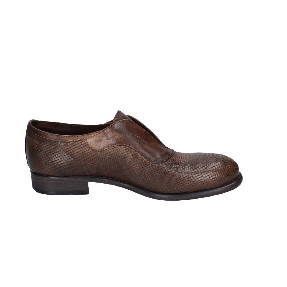 scarpe uomo EVEET mocassini marrone pelle 20150 EZ160 Offerta speciale