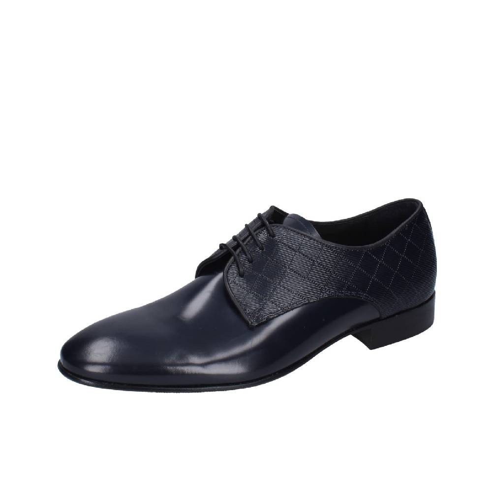 scarpe uomo EVEET classiche blu pelle EZ227