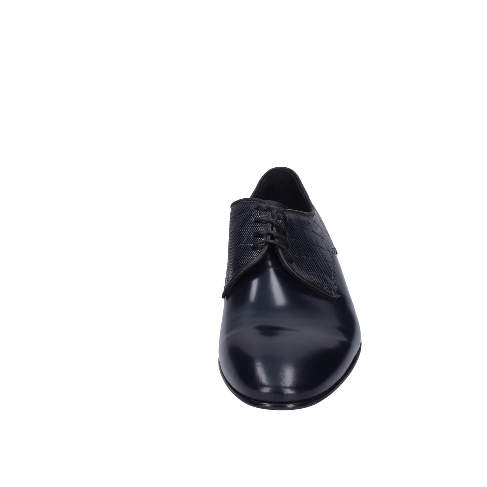 scarpe uomo EVEET classiche blu pelle EZ227 Flash Sale