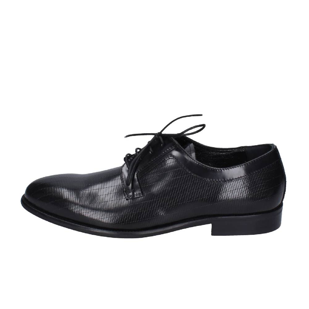 scarpe uomo EVEET classiche nero pelle EZ164 Offerta esclusiva