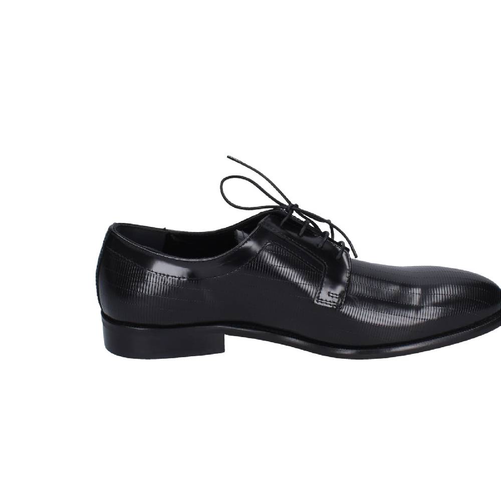 scarpe uomo EVEET classiche nero pelle EZ164 Offerta esclusiva