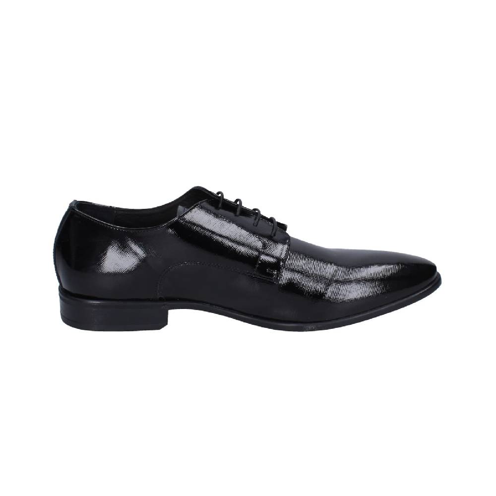scarpe uomo EVEET classiche nero vernice EZ218 Black Friday