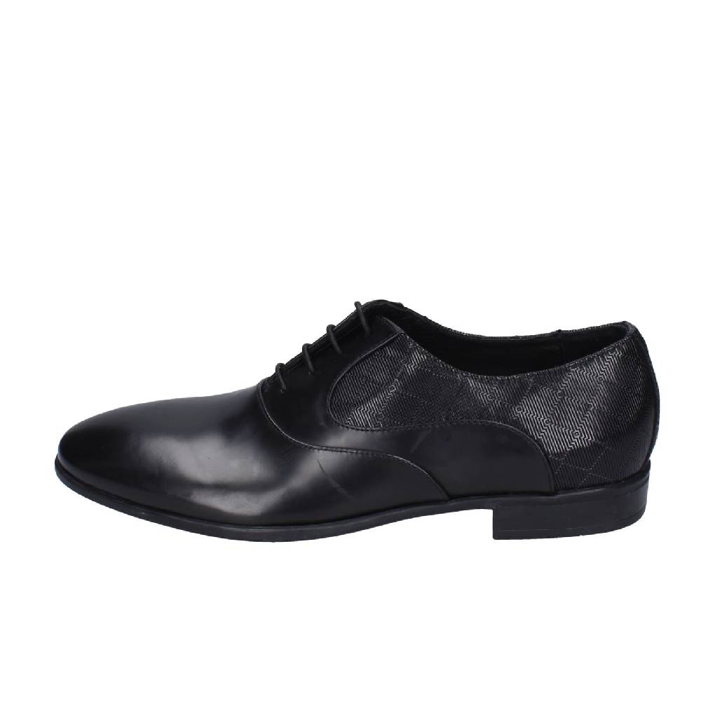 scarpe uomo EVEET classiche nero pelle EZ191 Offerta Anniversario