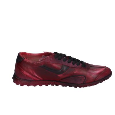 scarpe uomo MOMA sneakers bordeaux pelle PER001-PER11 BC744 Vendita calda