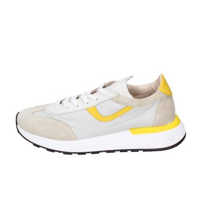 scarpe uomo MOMA sneakers grigio tessuto giallo camoscio 4AS414-CRNA BC94 Offerta temporanea