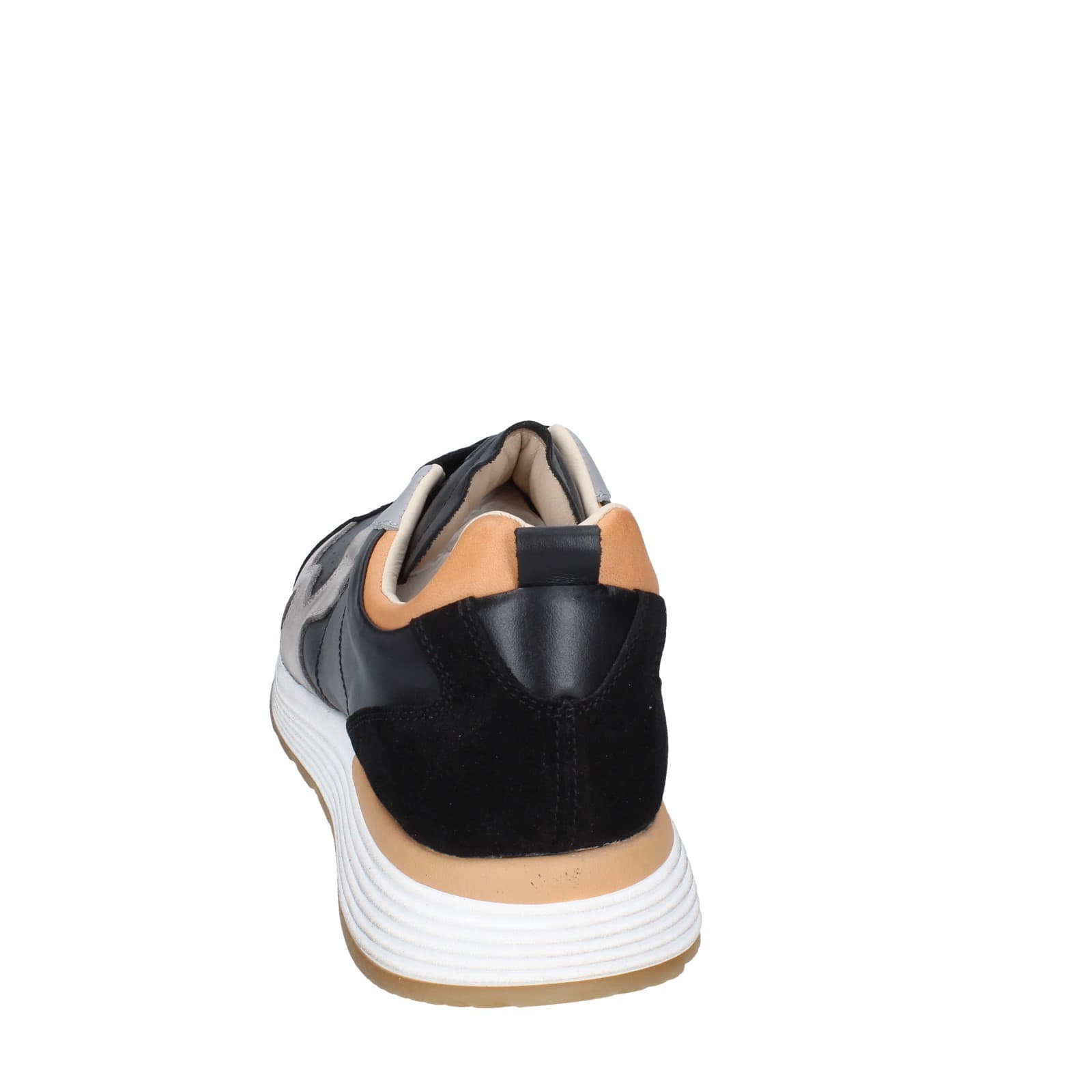 scarpe uomo MOMA sneakers nero pelle grigio camoscio 4AW358 EY526 Lightning offer