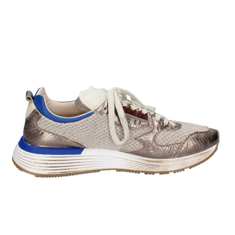 scarpe uomo MOMA sneakers beige pelle bronzo tessuto 4AS401 EY556 Nuovi prodotti