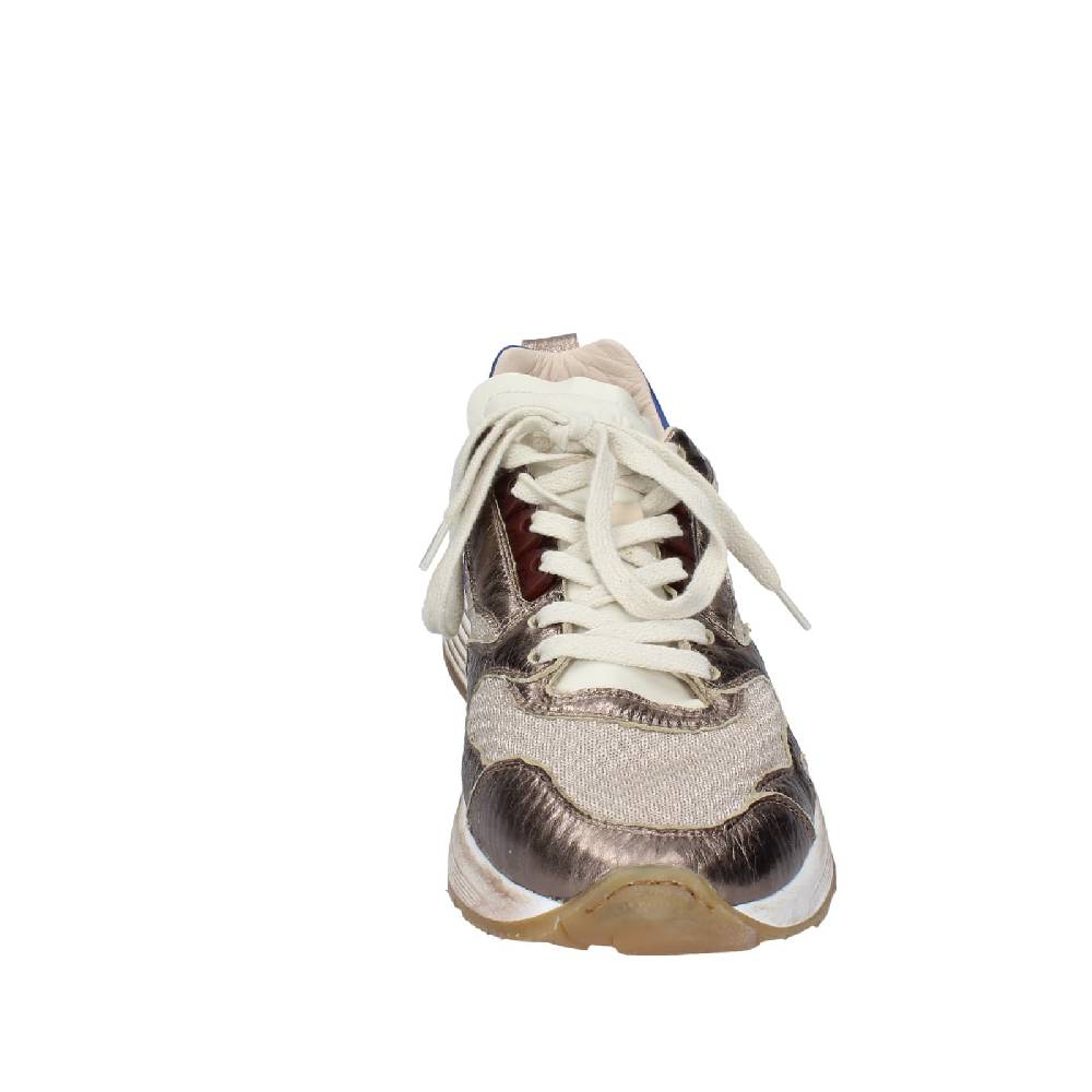 scarpe uomo MOMA sneakers beige pelle bronzo tessuto 4AS401 EY556 Nuovi prodotti