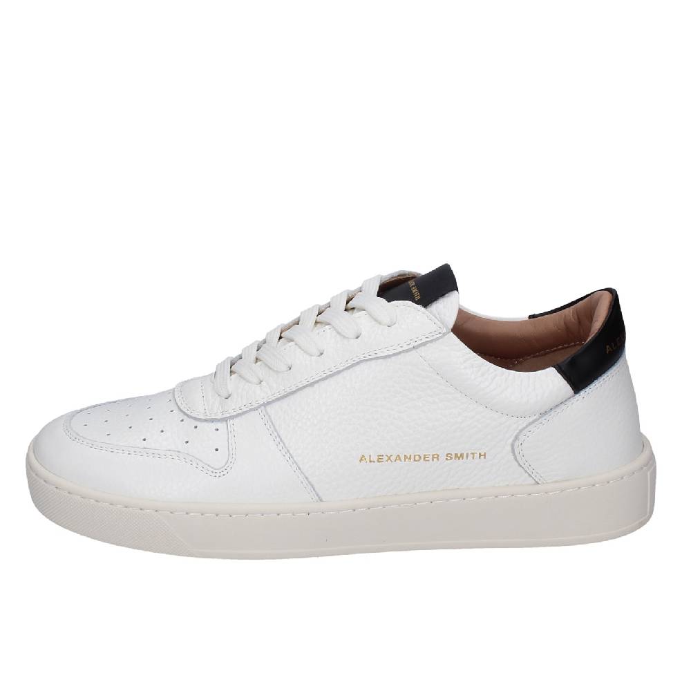 scarpe uomo ALEXANDER SMITH sneakers bianco pelle EX601 Bestseller