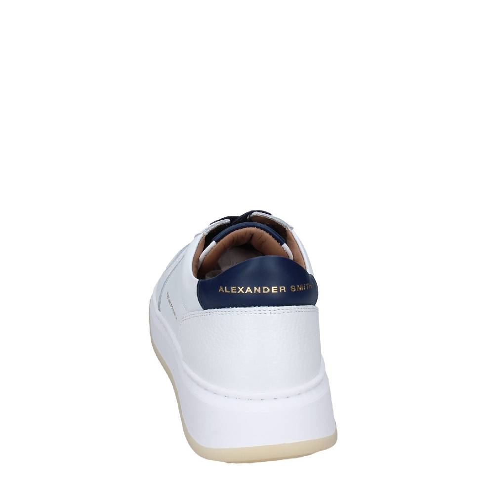 scarpe uomo ALEXANDER SMITH sneakers bianco pelle EX535 Super Saving Price