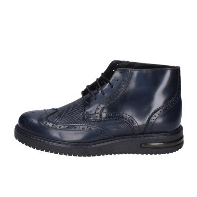 scarpe uomo BRUNO VERRI stivaletti blu pelle BC283 Ultimi tre giorni