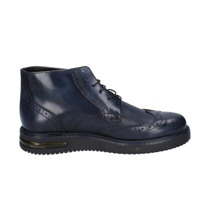 scarpe uomo BRUNO VERRI stivaletti blu pelle BC283 Ultimi tre giorni