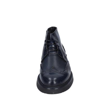 scarpe uomo BRUNO VERRI stivaletti blu pelle BC283 Ultimi tre giorni