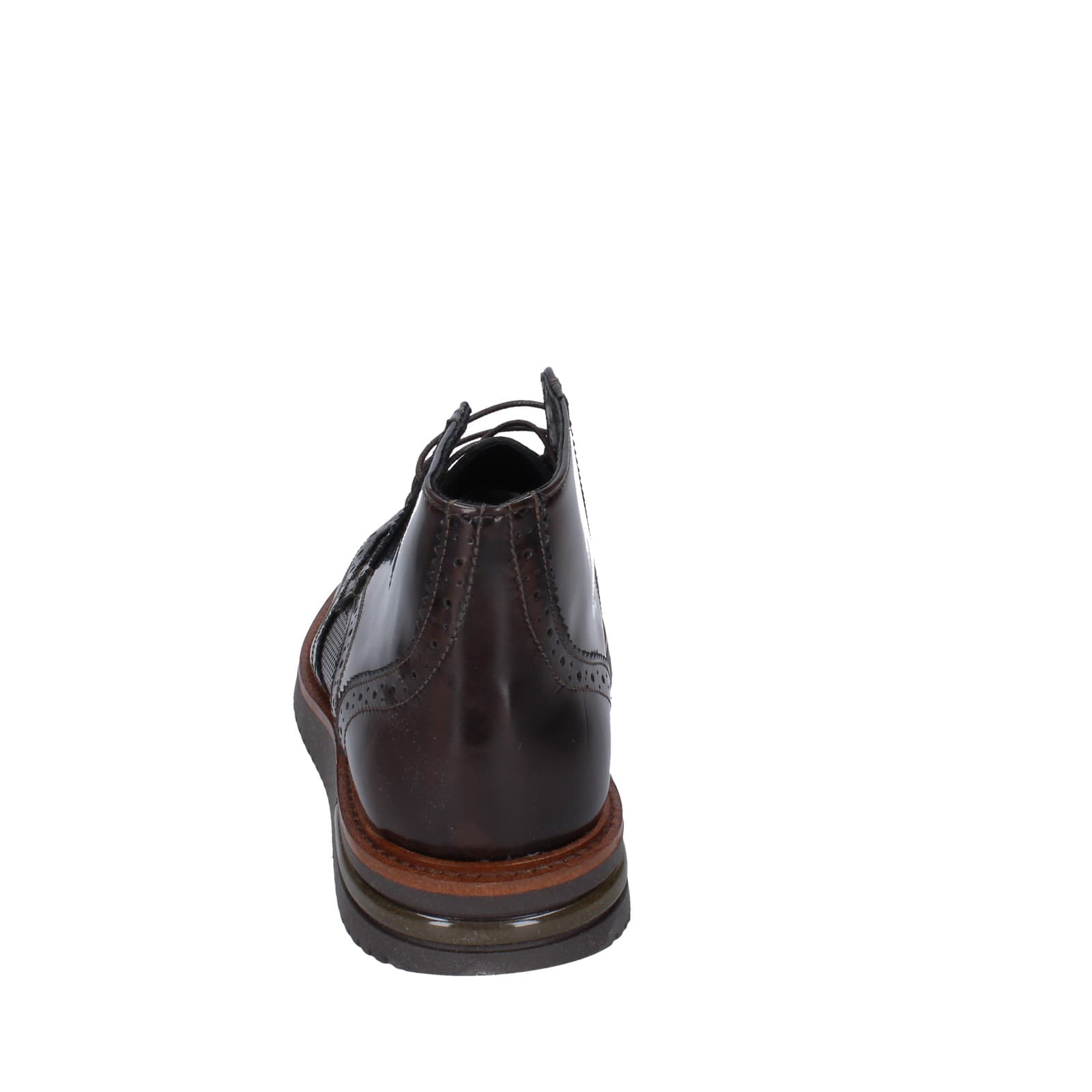 scarpe uomo BRUNO VERRI stivaletti marrone pelle EZ74 Ultimo giorno