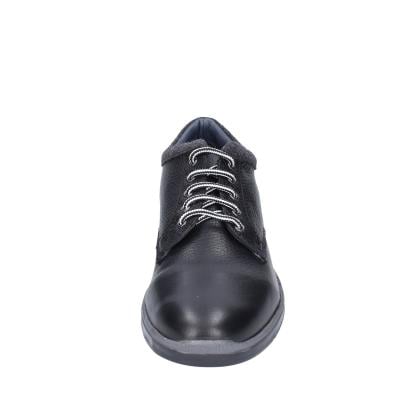 scarpe uomo 4.0 stivaletti nero pelle tessuto BE413 Sostegno trimestrale