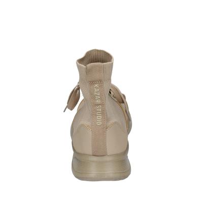 scarpe uomo KAZAR STUDIO stivaletti beige tessuto pelle sintetica BC736 Discount Store per i nuovi prodotti