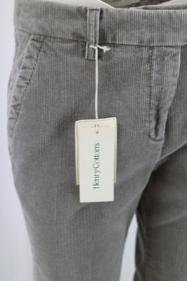 pantaloni donna HENRY COTTON'S 42 grigio cotone AN584 50% di sconto con spedizione gratuita