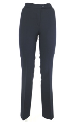 pantaloni donna ABSOLUTE 42 blu poliestere AN644 Trasporto libero internazionale