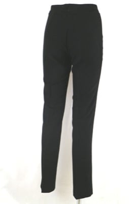 pantaloni donna ABSOLUTE 40 nero viscosa poliestere lycra AN638 In vendita
