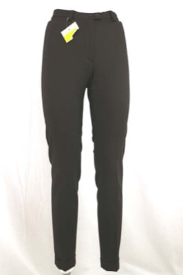 pantaloni donna ABSOLUTE 40 marrone poliestere AN539 Italy