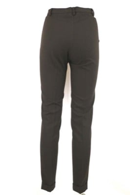 pantaloni donna ABSOLUTE 40 marrone poliestere AN539 Italy