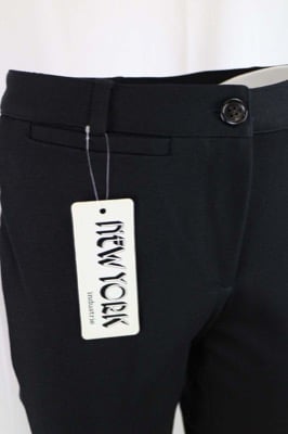 pantaloni donna NEW YORK 42 nero poliammide AN437 In Linea
