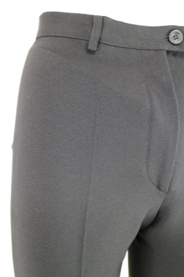 pantaloni donna ABSOLUTE 40 nero poliestere lycra AN537 Nuovo