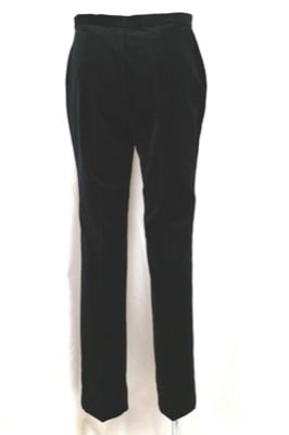 pantaloni donna MADE IN ITALY 46 nero cotone AN371 Vendita