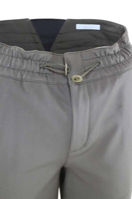 pantaloni donna STRENESSE 38 verde scuro poliestere AN364 Spedizione Gratuita