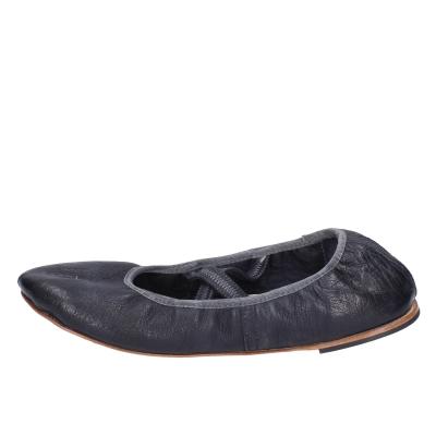 scarpe donna MOMA ballerine nero pelle BE528 Soddisfazione Garantita