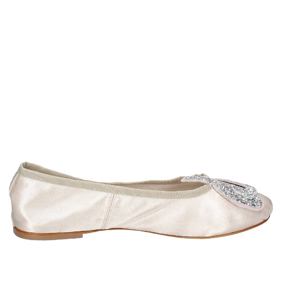 scarpe donna ANNIEL ballerine beige tessuto EX260 Qualità Garantita