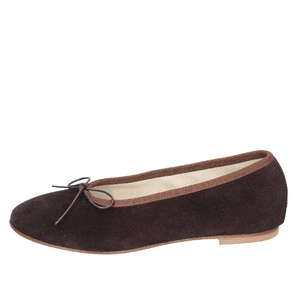 scarpe donna ANNIEL ballerine marrone camoscio EX285 Acquista Ora