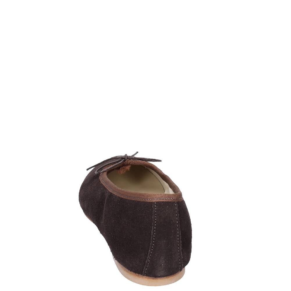scarpe donna ANNIEL ballerine marrone camoscio EX285 Acquista Ora