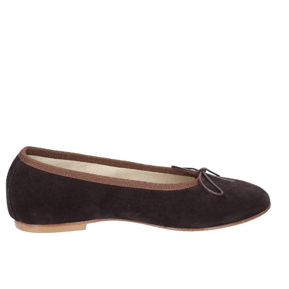 scarpe donna ANNIEL ballerine marrone camoscio EX285 Acquista Ora