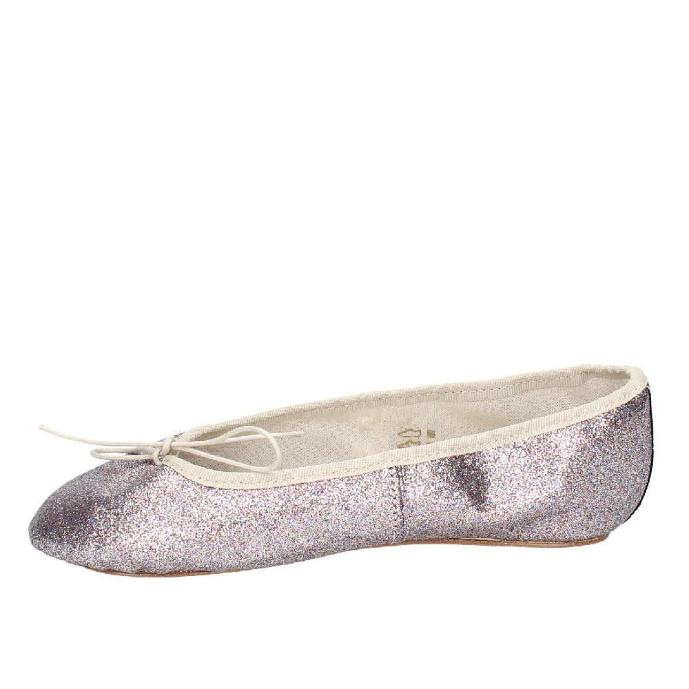 scarpe donna ANNIEL ballerine viola glitter argento EX284 Consegna Veloce