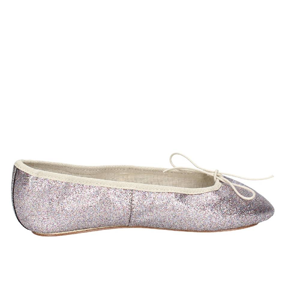 scarpe donna ANNIEL ballerine viola glitter argento EX284 Consegna Veloce