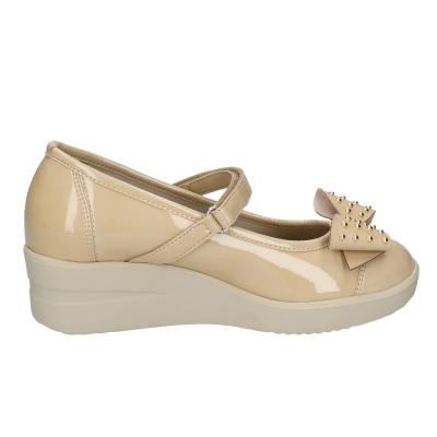 scarpe donna AGILE by RUCOLINE ballerine beige vernice 242 BD175 Presa