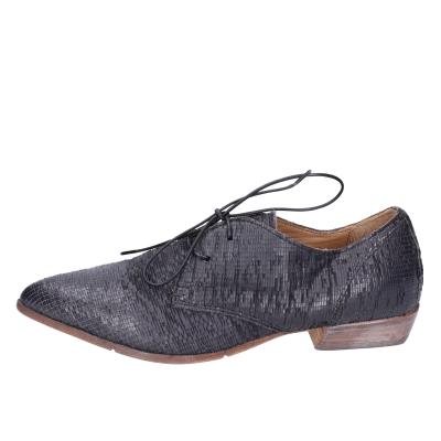 scarpe donna MOMA classiche nero pelle BH295 Sconto