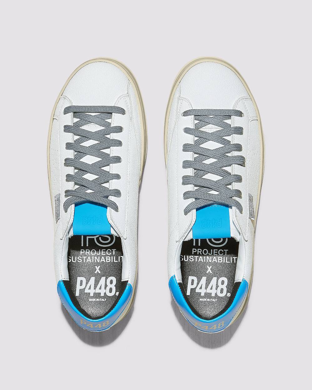 P448 John Recycled White/Blue Qualità Garantita