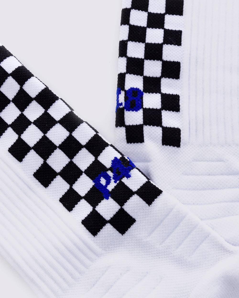 P448 Socks White/Check Italia