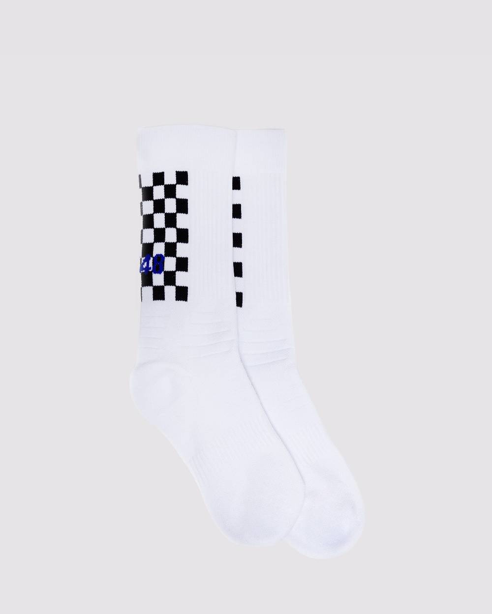 P448 Socks White/Check Italia